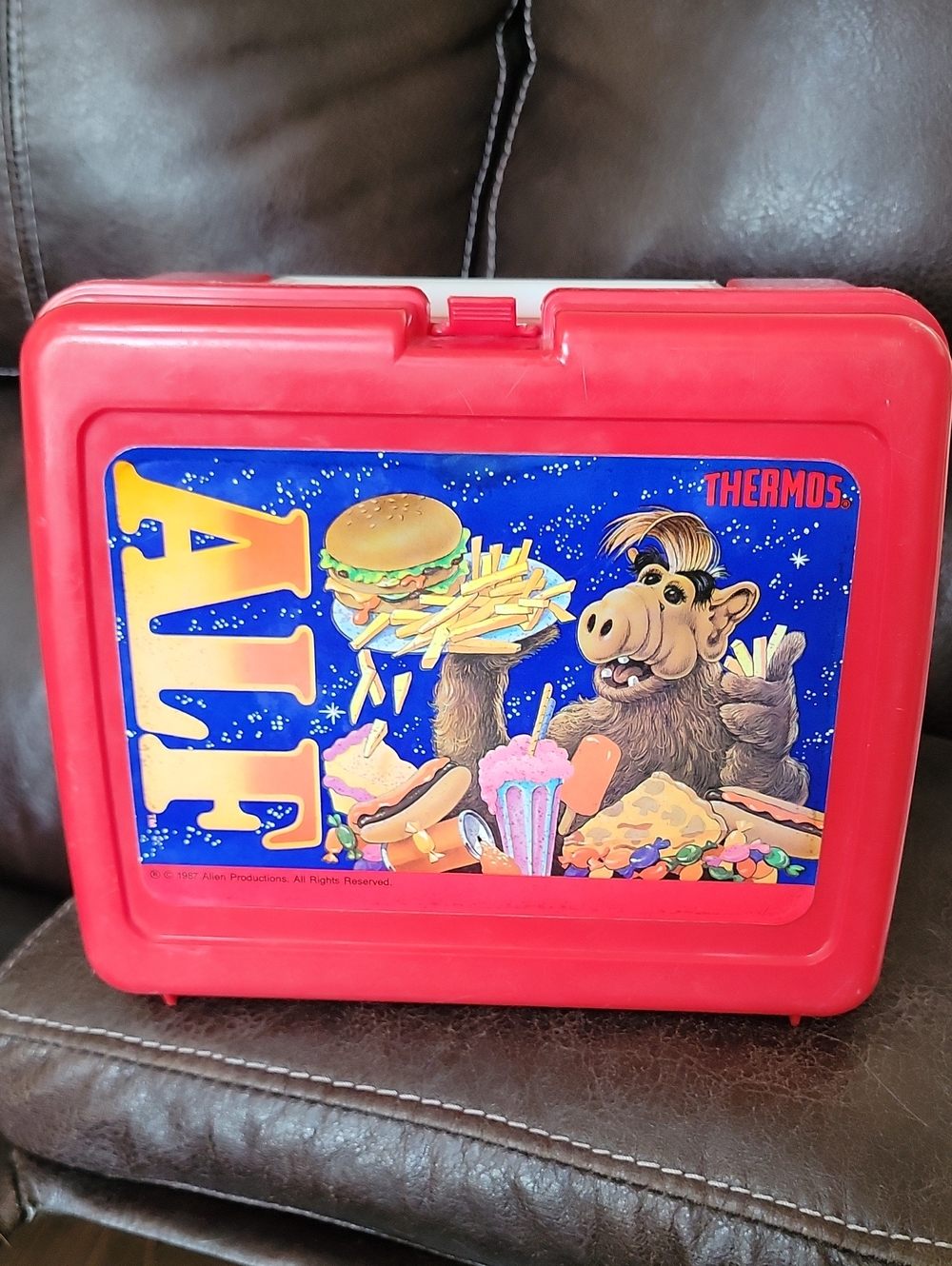 Thermos Red ALF Lunchbox